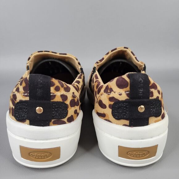 Dr. Scholl's Womens Do It Right Slip-On Sneakers Animal Print Brown Tan Size 6M - Picture 8 of 12